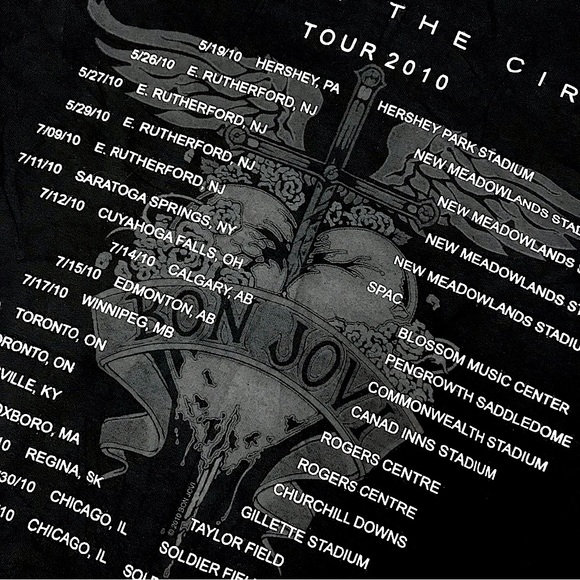 Bon Jovi Graphic T Shirt - Picture 4 of 7